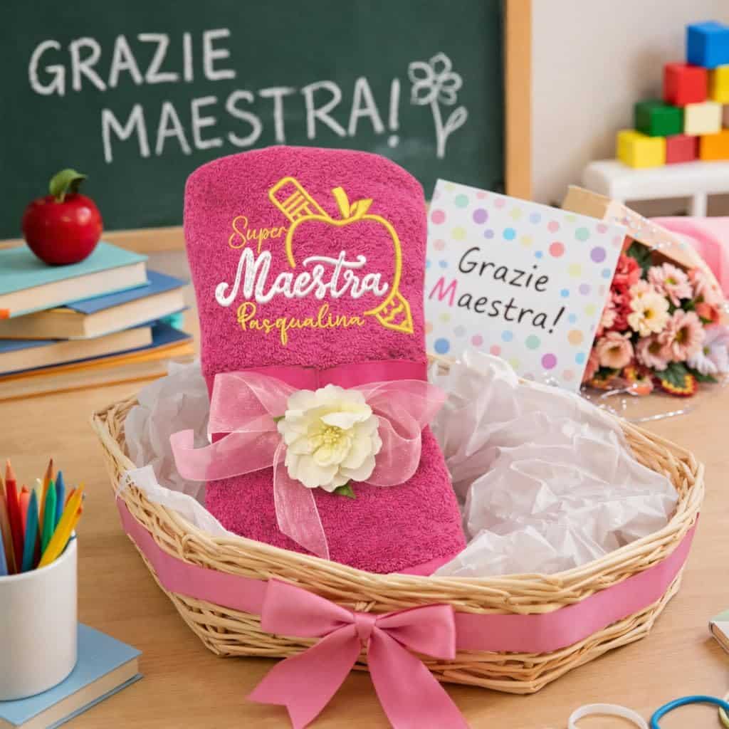 TELO BAGNO MAESTRA FUCSIA ''SUPER''