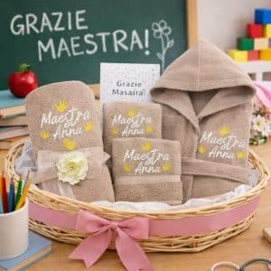 KIT BAGNO MAESTRA '' MANINE '' TORTORA