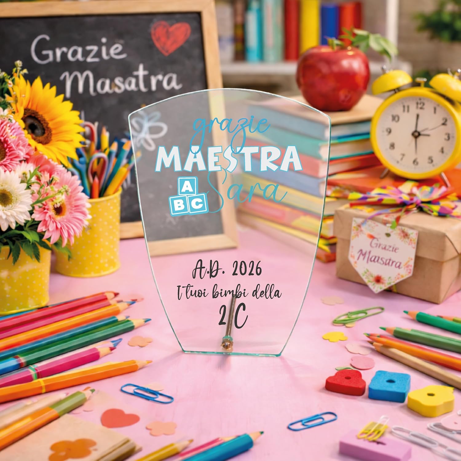 LASTRETTA MAESTRA VETRO ''DADI''