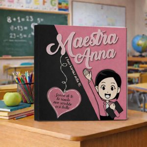 QUADRO TELA CANVAS MAESTRA ''SENZA TE''