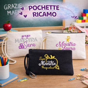Pochette Ricamo Maestra