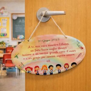 FUORIPORTA MAESTRA ''DEDICA'' OVALE