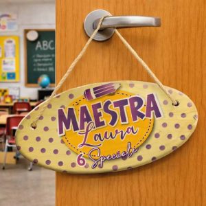 FUORIPORTA MAESTRA ''6 SPECIALE'' OVALE