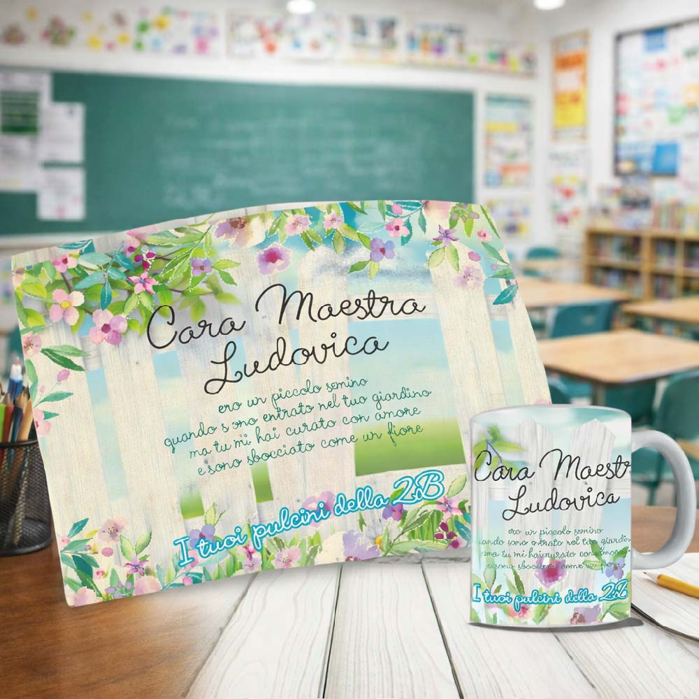 KIT COLAZIONE MAESTRA ''GIARDINO CON NOME''