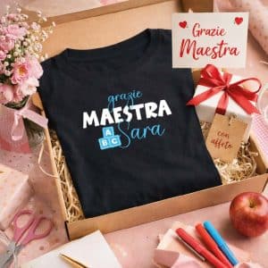 T-SHIRT MAESTRA NERA ''DADINI''