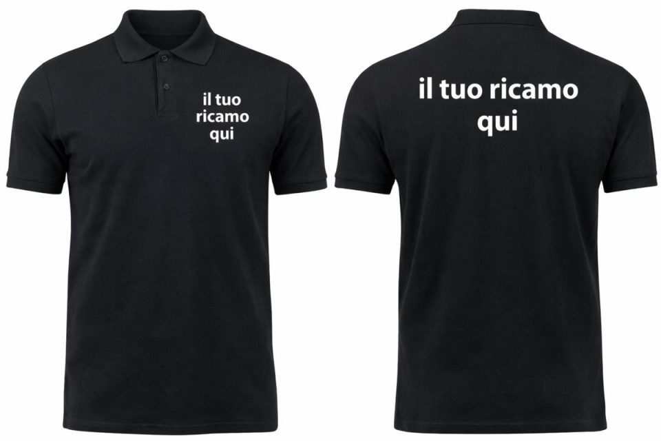 Polo Uomo Personalizzata con Logo Ricamato – 100% Cotone Piqué | Abbigliamento Aziendale