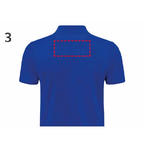 polo uomo ricamo sul retro