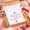T-SHIRT MAESTRA BIANCA ''MANINE''