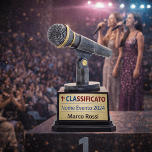 trofeo-microfono-premiazione-canto-podio-personalizzato